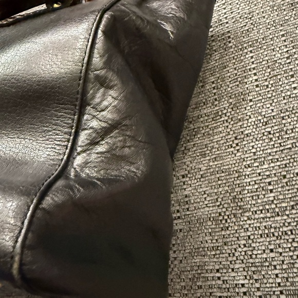 Brahmin Arno Tuscan black leather satchel - Picture 3 of 5